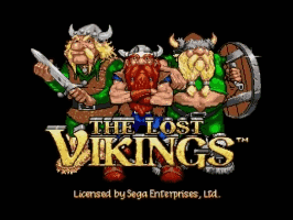 The Lost Vikings Title Screen